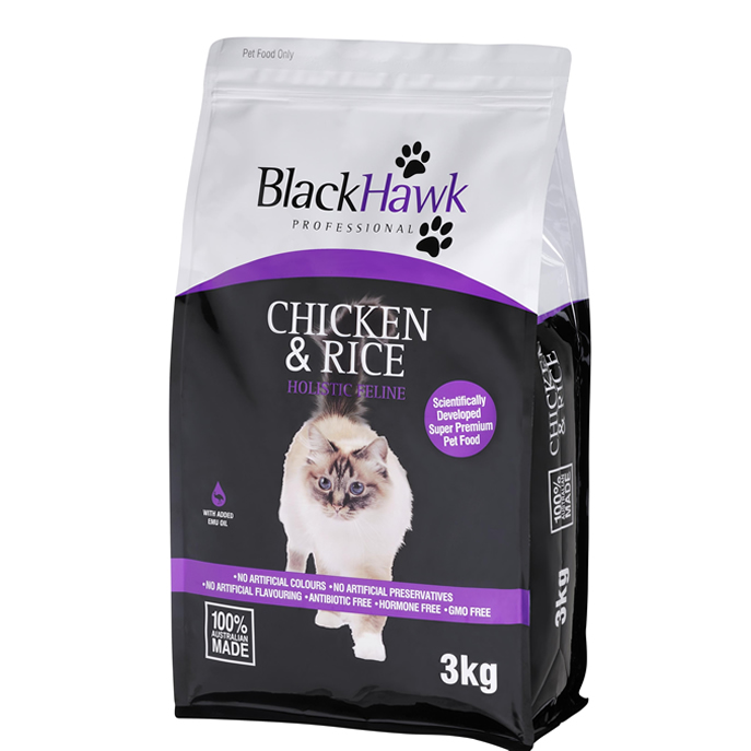 Black hawk chicken sale and rice cat